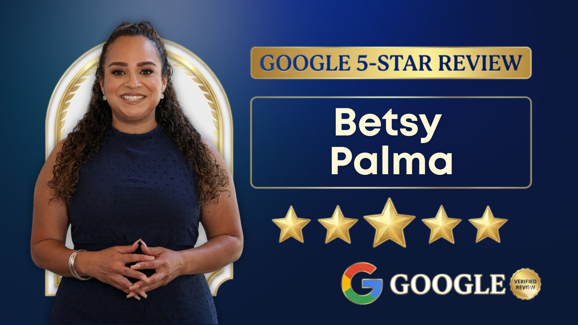 Professional headshot of Betsy Palma, Realtor with Reanue Home Team, wearing business attire against a clean background.