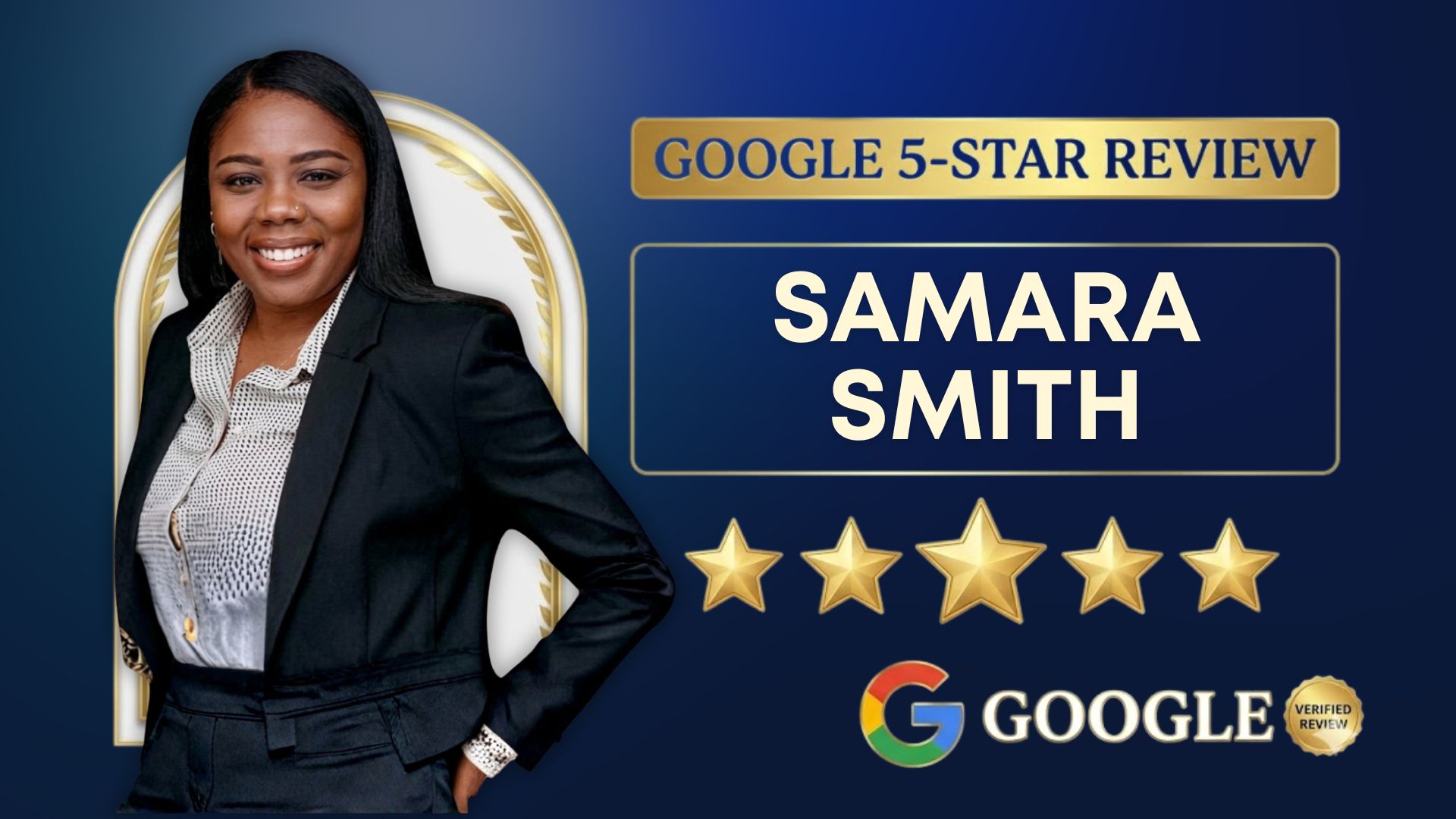 Google review testimonial graphic featuring positive client feedback for Reanue Home Team, highlighting trusted real estate services in San Diego.