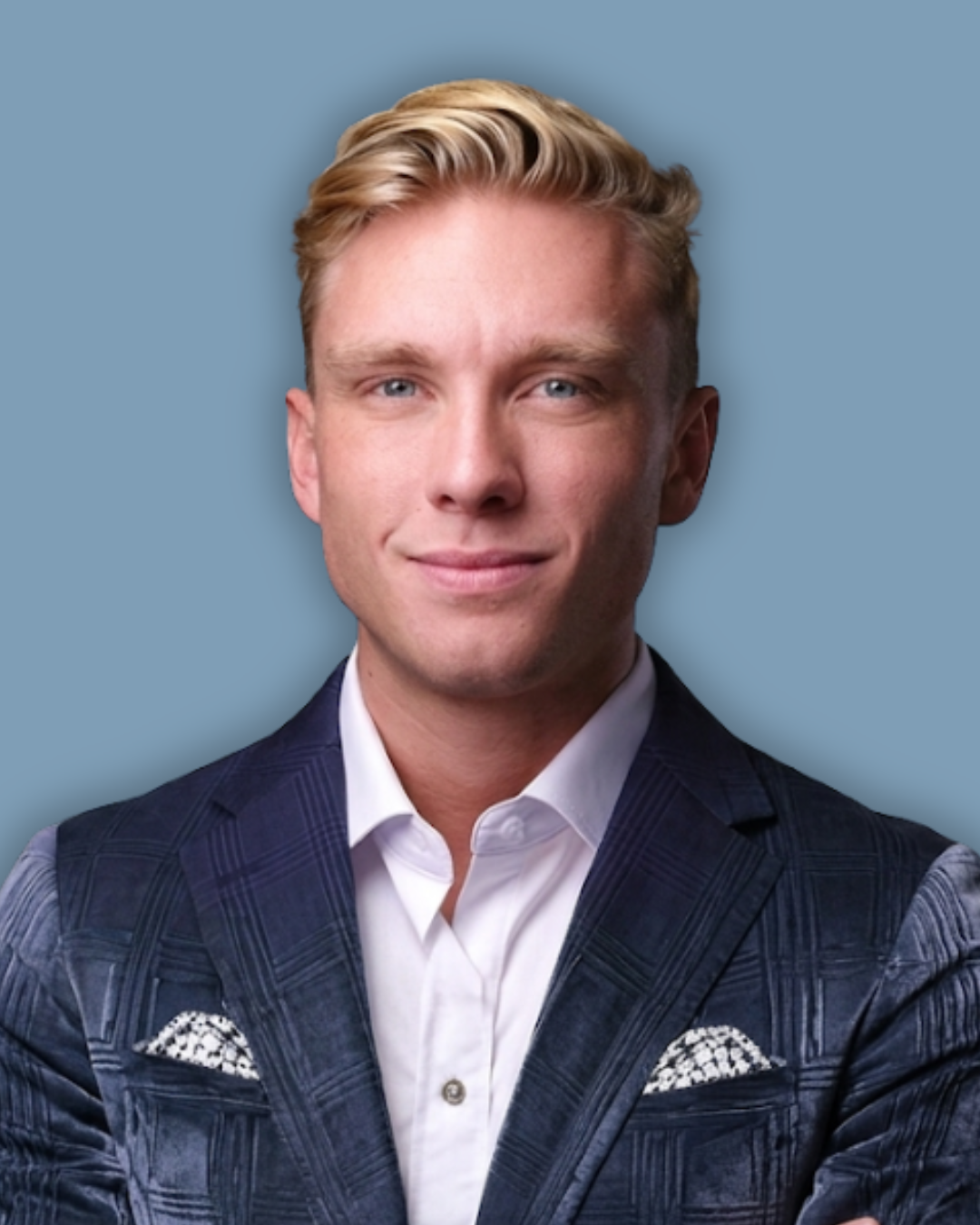 Professional headshot of Kobe Vandyke, a dynamic San Diego realtor helping first-time homebuyers identify emerging local markets.