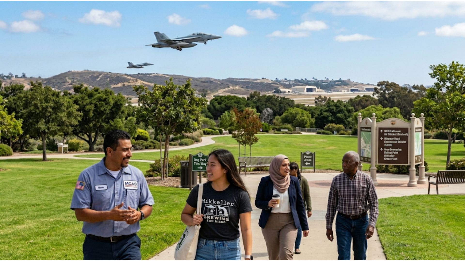 How Is Miramar Structured Geographically?