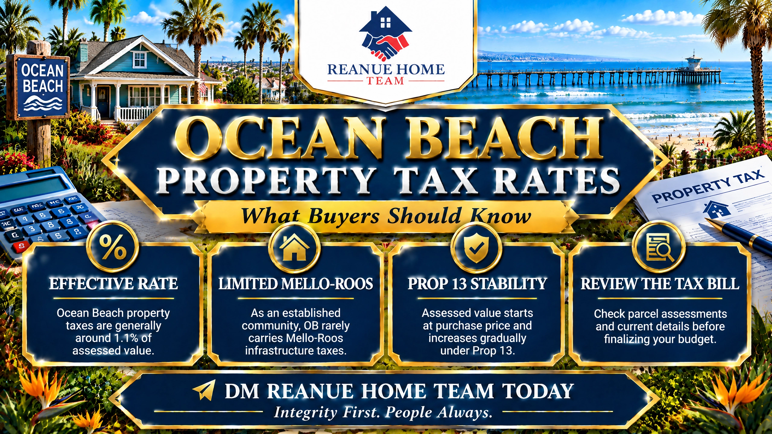 What Are the Property Tax Rates in Ocean Beach, San Diego?